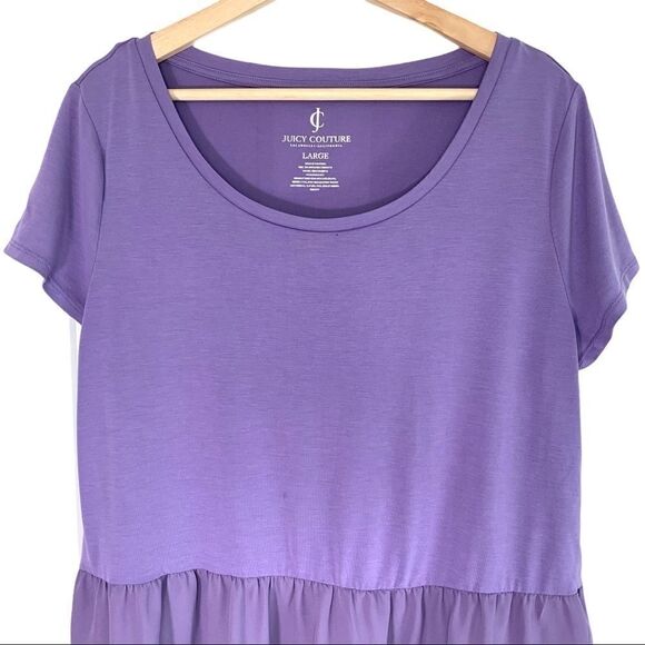 Juicy Couture Ruffled Hem T Shirt - Picture 2 of 6